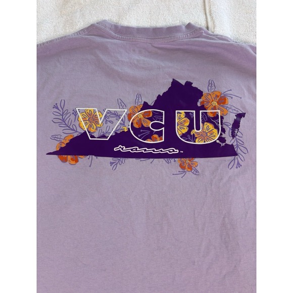 Virginia Commonwealth University VCU Rams Women's T Shirt Size Medium Purple - Picture 1 of 11